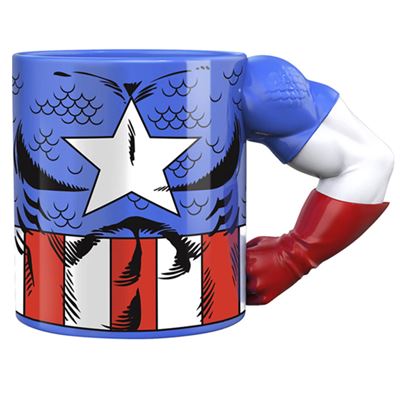 Taza Brazo Capitan America