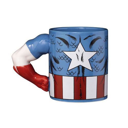 Taza Brazo Capitan America