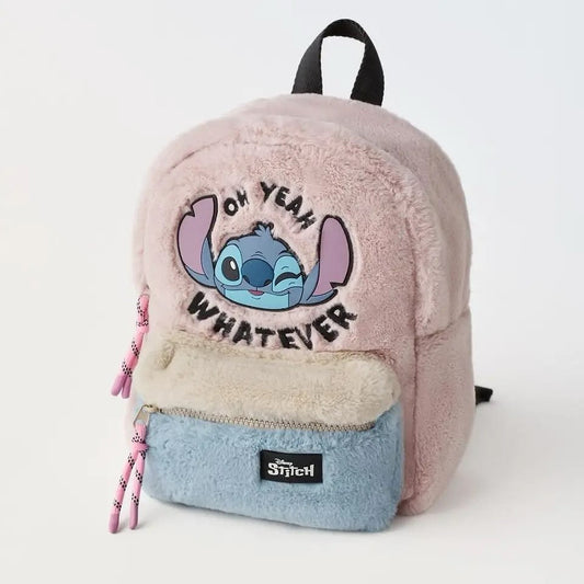 Bolso Backpack De felpa Stitch