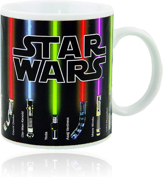 Taza Star wars Color change sables de luz