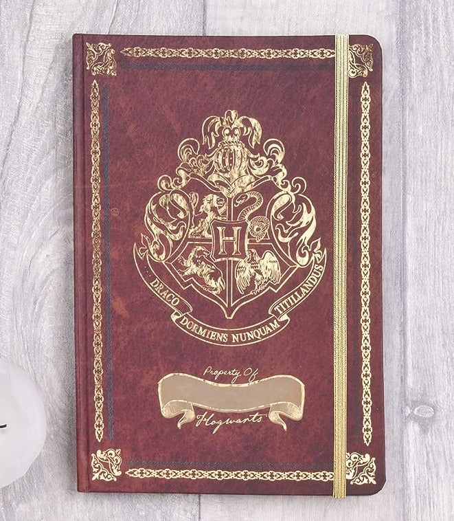 Libreta o Cuaderno Hogwarts y Casas Harry Potter