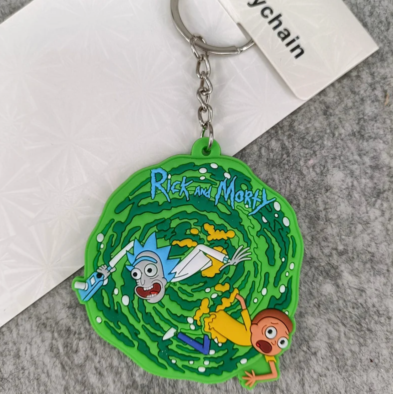Llavero Goma Rick And Morty