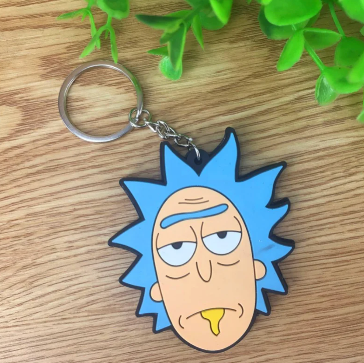 Llavero Goma Rick And Morty