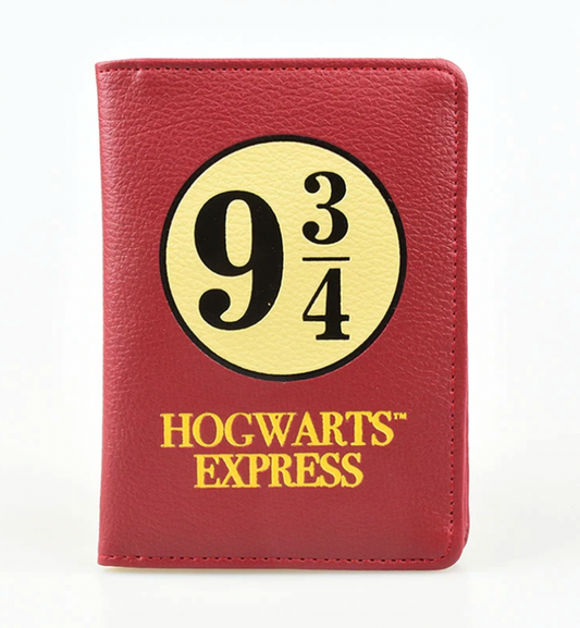 Porta Pasaporte Harry Potter 9 3/4 Rojo