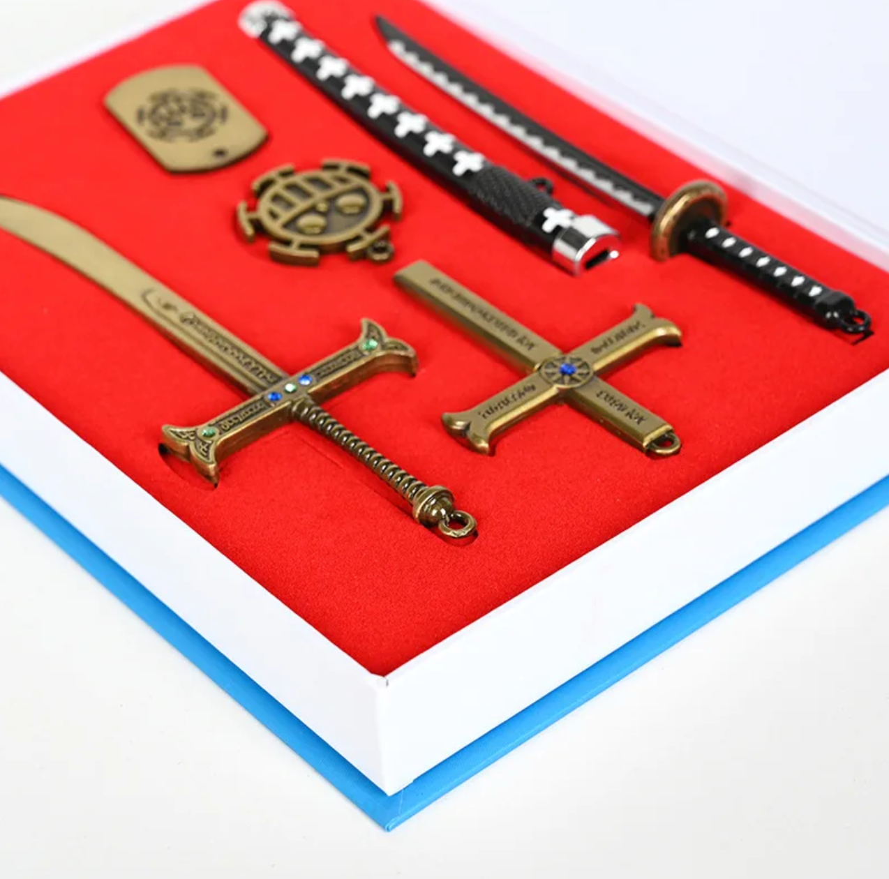 Set LLaveros y collares One Piece