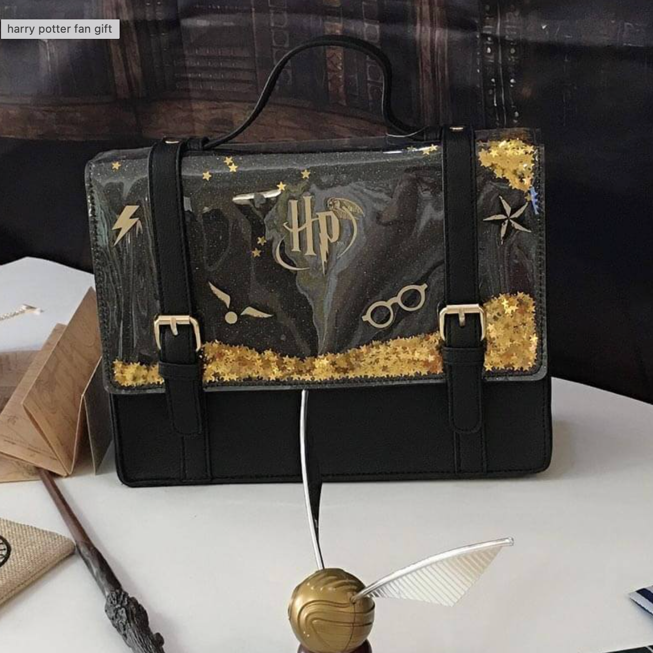 Hogwarts Bolso, Cartera  Harry Potter Negra