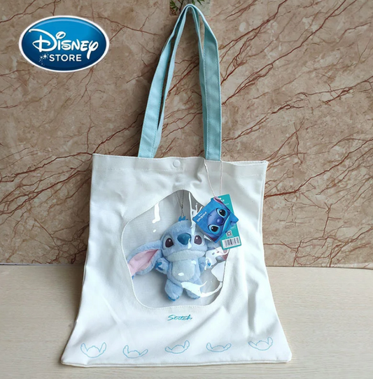 Bolso con peluche Stitch