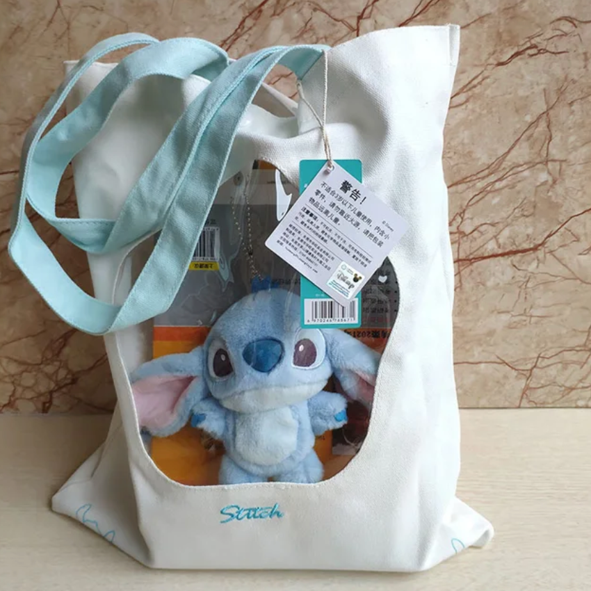 Bolso con peluche Stitch