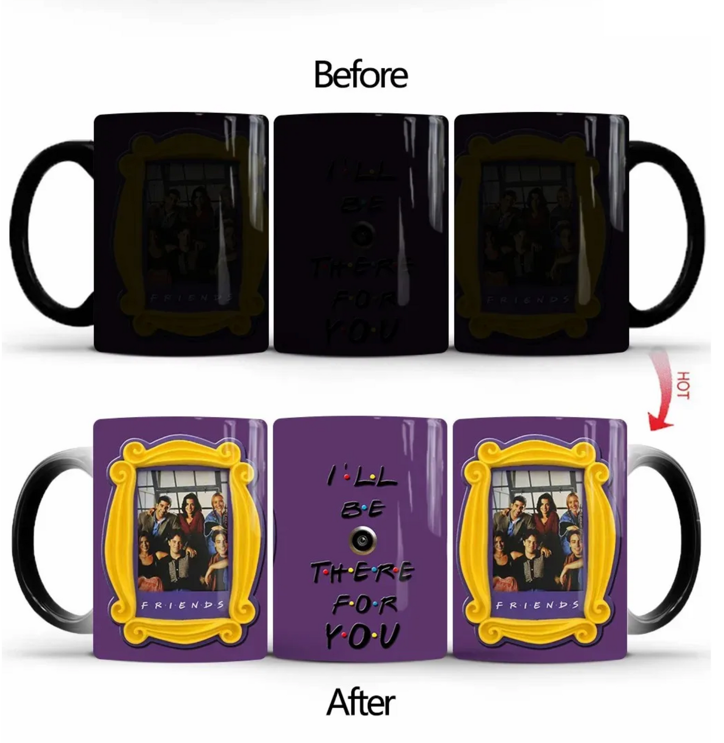 Taza Magica Change Color Friends Marco