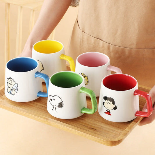 Tazas con Cuchara Colores Snoopy